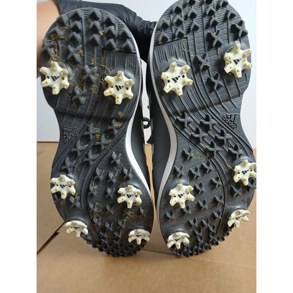 USED adidas Men's Tech Response 3.0 Golf Shoes, White/Grey Three, 8.5 Wide - Picture 3 of 5